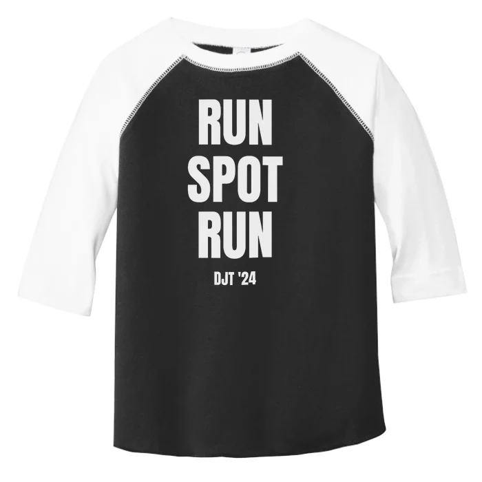 Run Spot Run Trump Toddler Fine Jersey T-Shirt