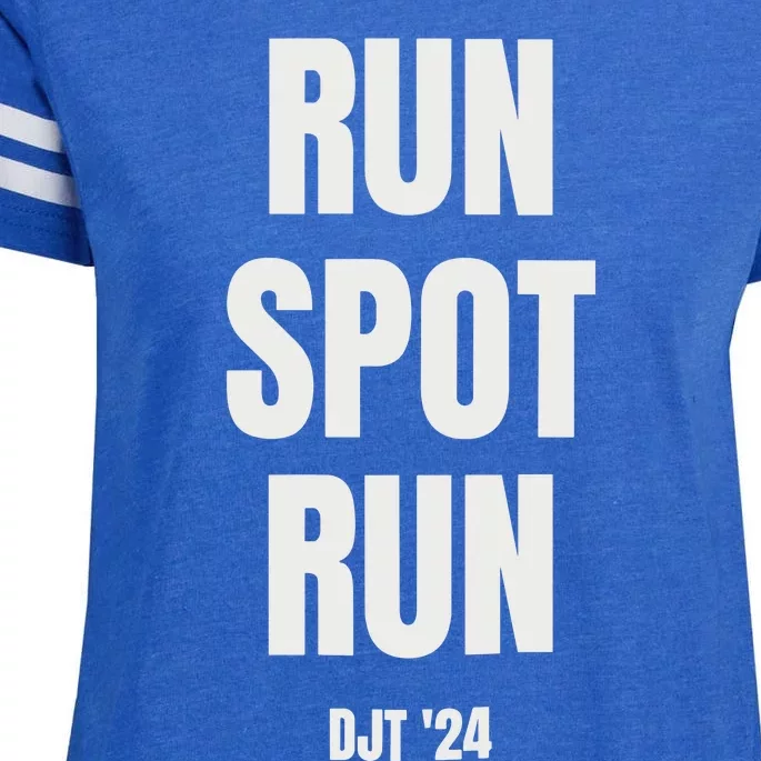 Run Spot Run Trump Enza Ladies Jersey Football T-Shirt