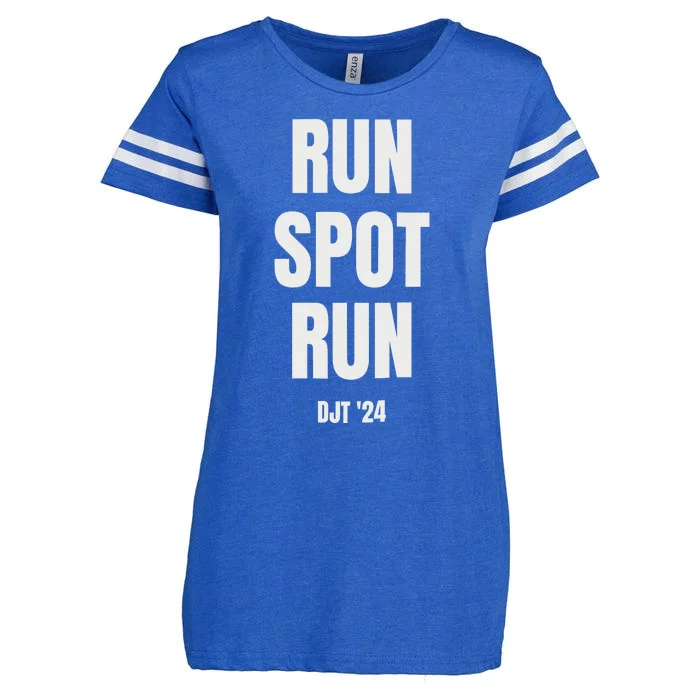 Run Spot Run Trump Enza Ladies Jersey Football T-Shirt