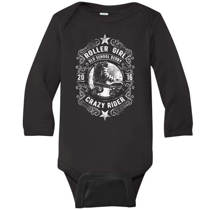 Roller Skate Baby Long Sleeve Bodysuit