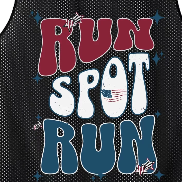 Run Spot Run 2024 Mesh Reversible Basketball Jersey Tank