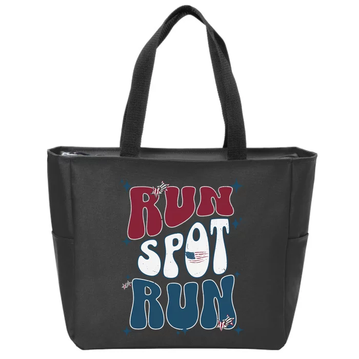 Run Spot Run 2024 Zip Tote Bag