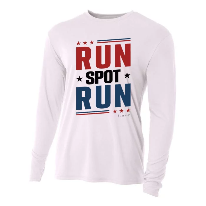 Run Spot Run Run Spot Run Trump 2024 Cooling Performance Long Sleeve Crew