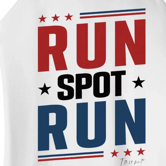 Run Spot Run Run Spot Run Trump 2024 Women’s Perfect Tri Rocker Tank