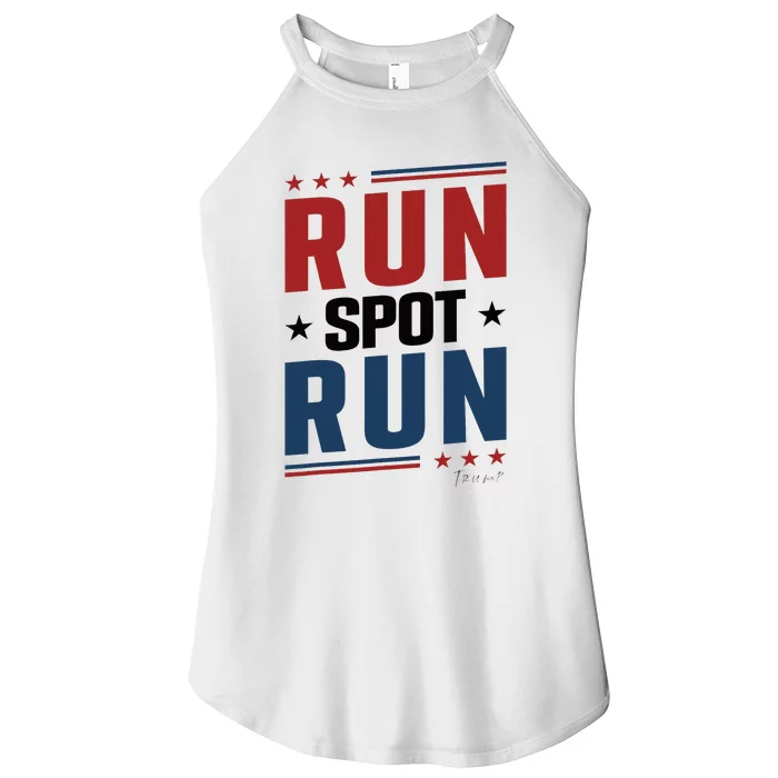 Run Spot Run Run Spot Run Trump 2024 Women’s Perfect Tri Rocker Tank