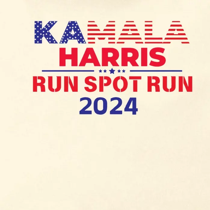 Run Spot Run Donald Trump Debate 2024 Kamala Zip Tote Bag