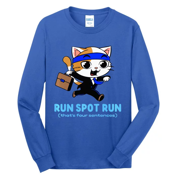 Run Spot Run Politicat Tall Long Sleeve T-Shirt