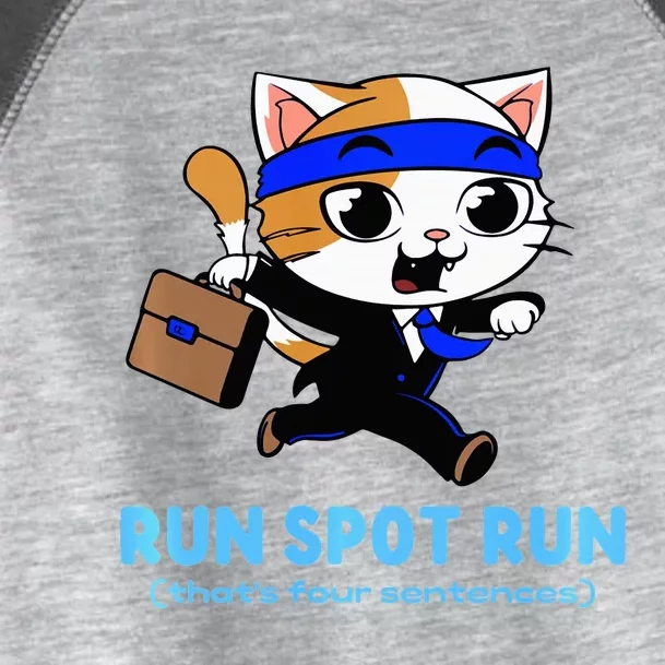 Run Spot Run Politicat Toddler Fine Jersey T-Shirt