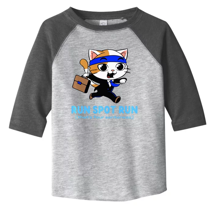 Run Spot Run Politicat Toddler Fine Jersey T-Shirt