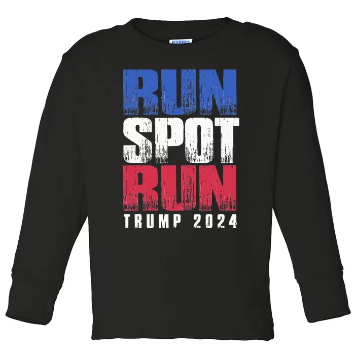 Run Spot Run Run Spot Run Toddler Long Sleeve Shirt