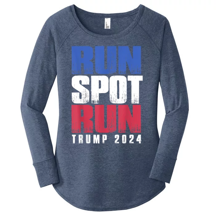 Run Spot Run Run Spot Run Women's Perfect Tri Tunic Long Sleeve Shirt