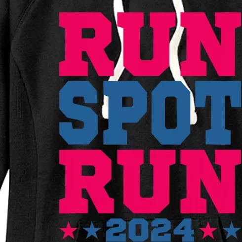 Run Spot Run Run Spot Run Women's Fleece Hoodie