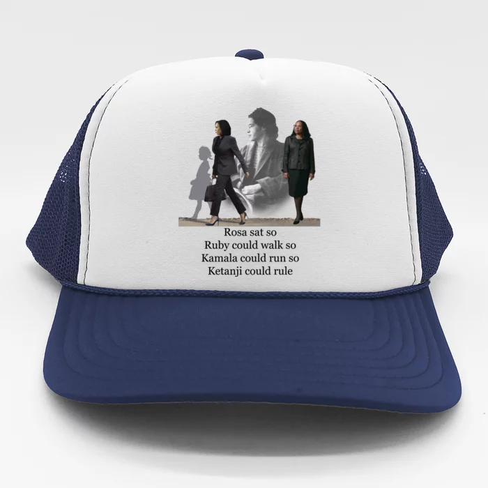 Rosa Sat Ruby Walk Kamala Run Ketanji Rule Trucker Hat