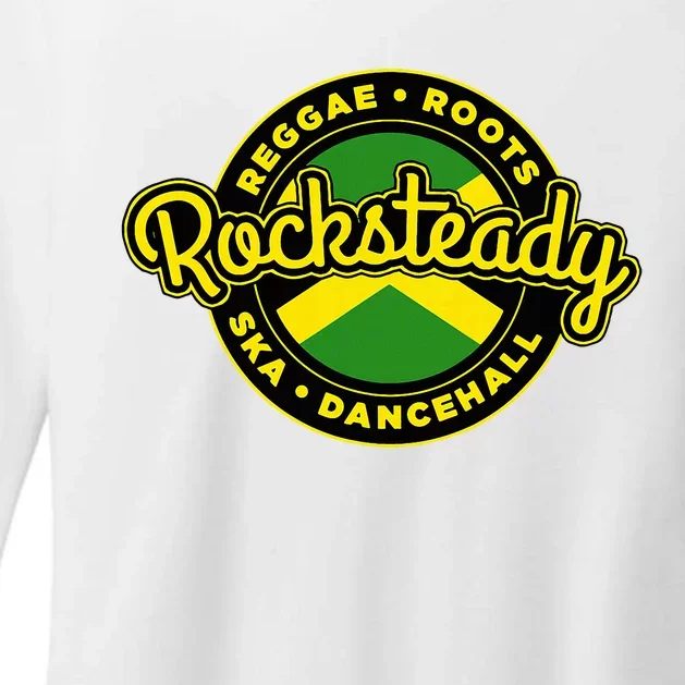 Rocksteady Skinhead Reggae Roots Ska Dancehall Jamaican Womens CVC Long Sleeve Shirt