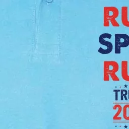 Run Spot Run 2024 Trump Debate Election 2024 Softstyle Adult Sport Polo