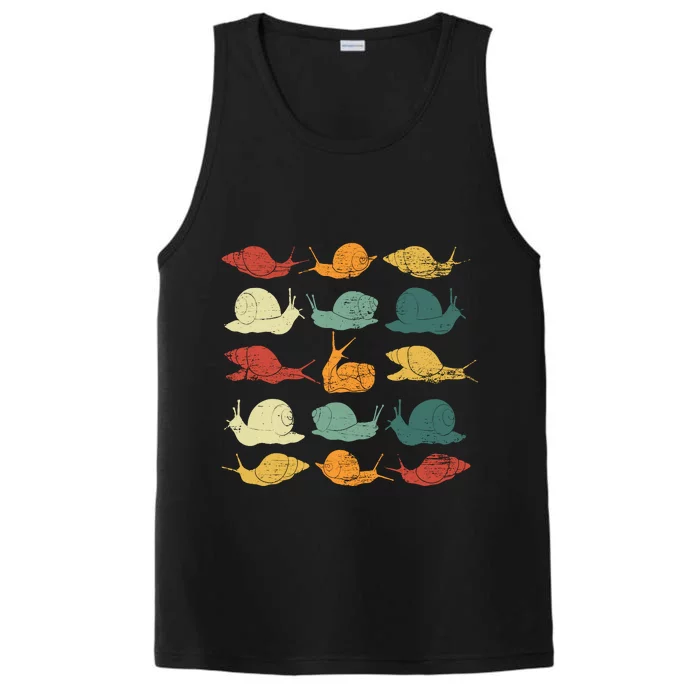 Retro Snail Performance Tank