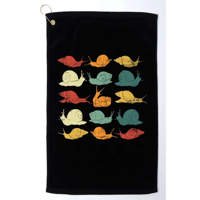 Retro Snail Platinum Collection Golf Towel