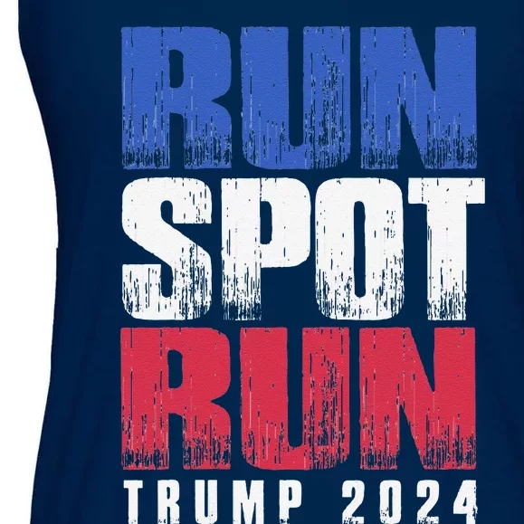 Run Spot Run Run Spot Run Gift Ladies Essential Flowy Tank