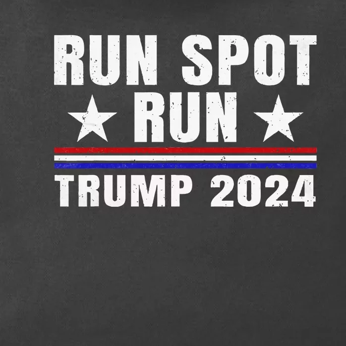 Run Spot Run Trump 2024 Debate Zip Tote Bag