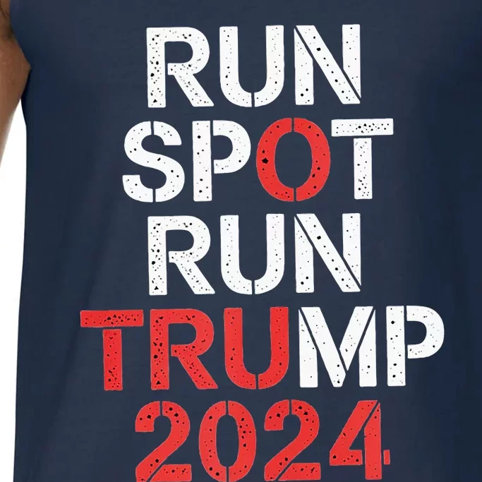 Run Spot Run 2024 Trump Debate Comfort Colors® Tank Top