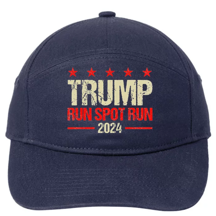 Run Spot Run 2024 Trump Debate Election 2024 7-Panel Snapback Hat