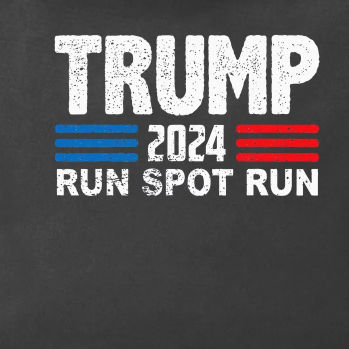 Run Spot Run Trump 2024 Debate Zip Tote Bag