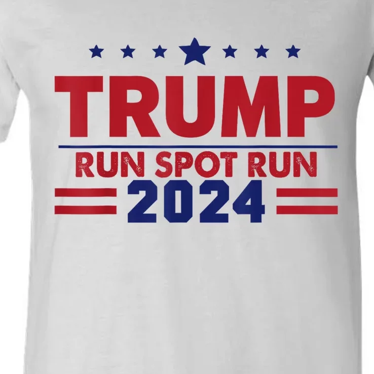 Run Spot Run Run Spot Run V-Neck T-Shirt