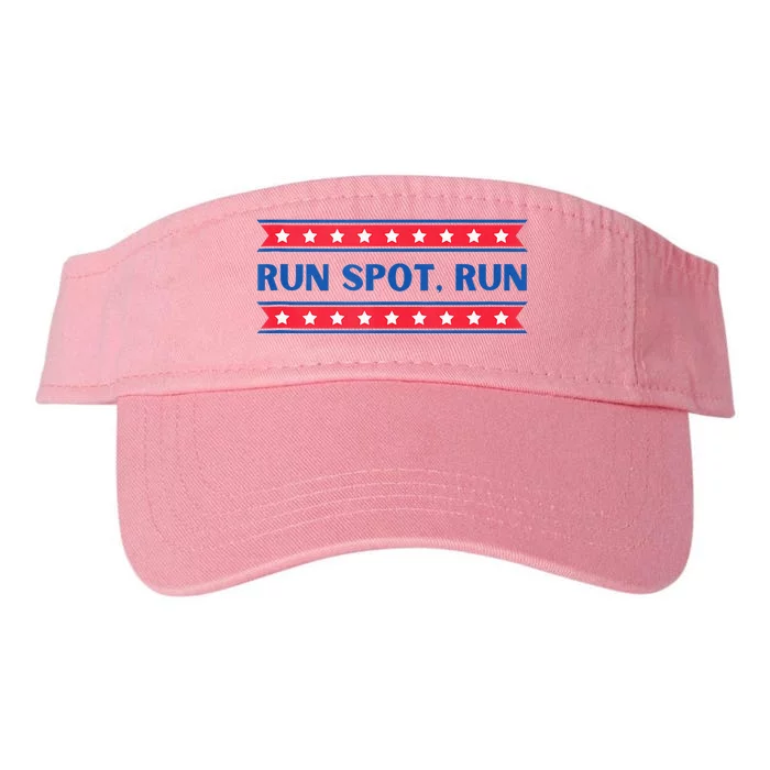 Run Spot Run Donald Trump Debate Quote 2024 Kamala Valucap Bio-Washed Visor