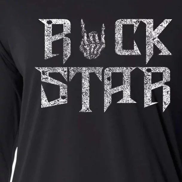 Rock Star Rock On Band Rock And Roll Concert Graphic Cooling Performance Long Sleeve Crew