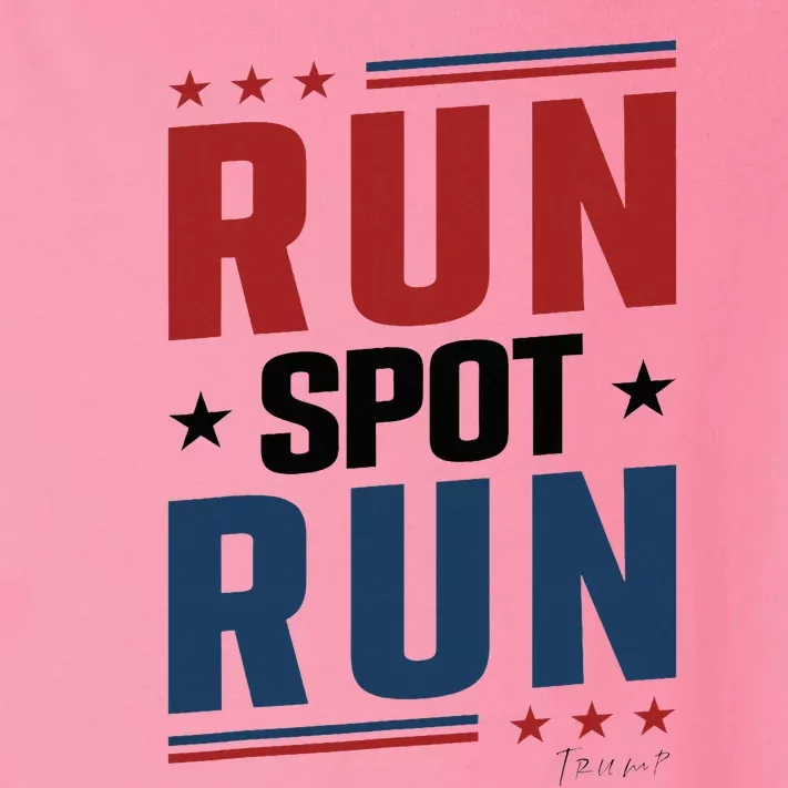 Run Spot Run Run Spot Run Trump 2024 Toddler Long Sleeve Shirt