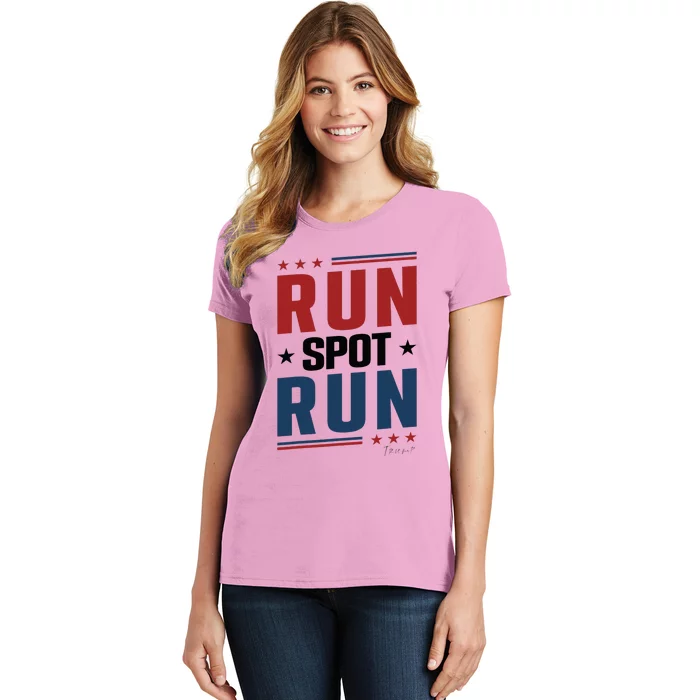 Run Spot Run Run Spot Run Trump 2024 Women's T-Shirt