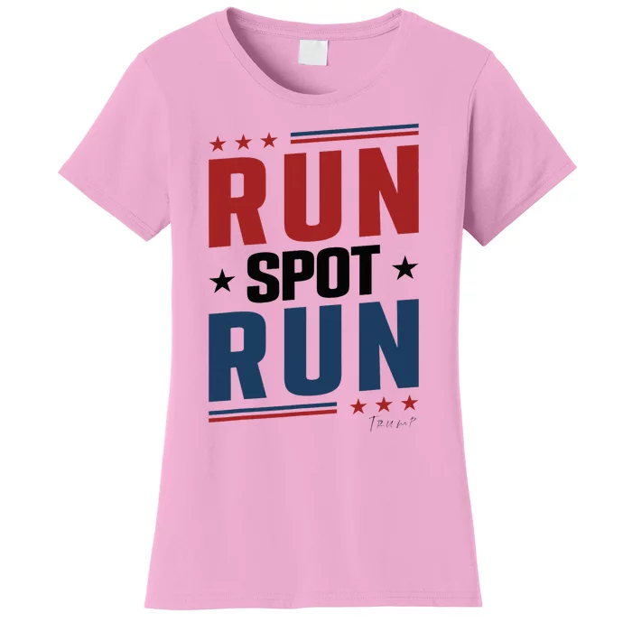 Run Spot Run Run Spot Run Trump 2024 Women's T-Shirt