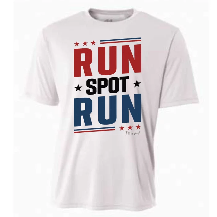 Run Spot Run Run Spot Run Trump 2024 Gift Cooling Performance Crew T-Shirt