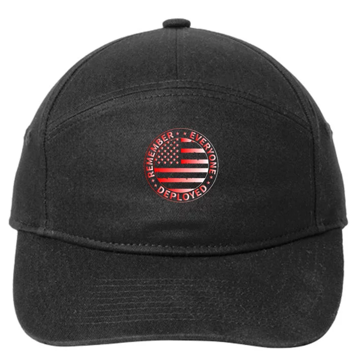 R.E.D. Soldiers Remember Everyone Deployed R.E.D. Friday Front & Back 7-Panel Snapback Hat