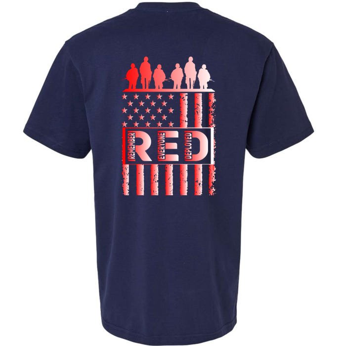 R.E.D. Soldiers Remember Everyone Deployed R.E.D. Friday Front & Back Sueded Cloud Jersey T-Shirt