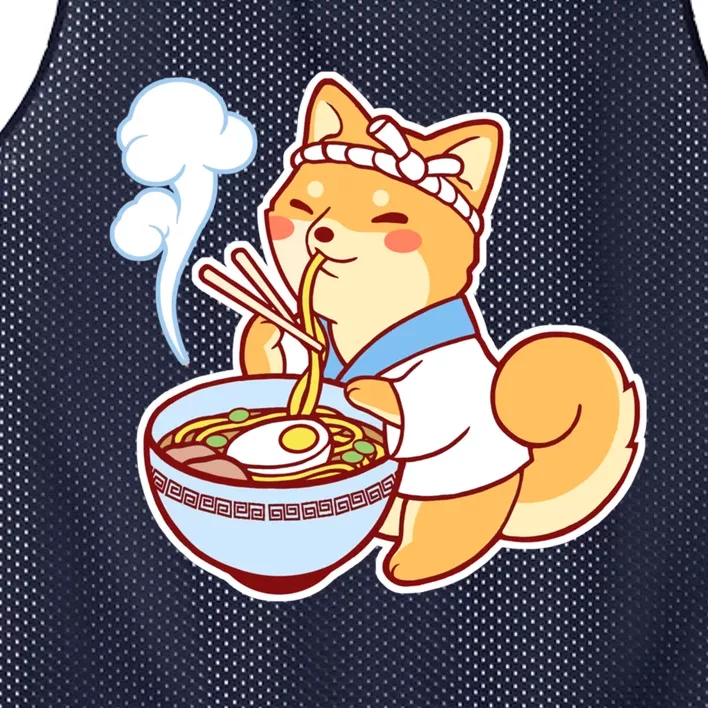 Ramen Shiba Mesh Reversible Basketball Jersey Tank