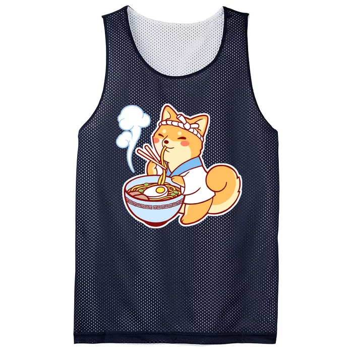 Ramen Shiba Mesh Reversible Basketball Jersey Tank