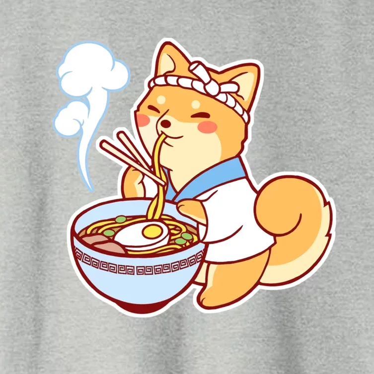 Ramen Shiba Women's Crop Top Tee