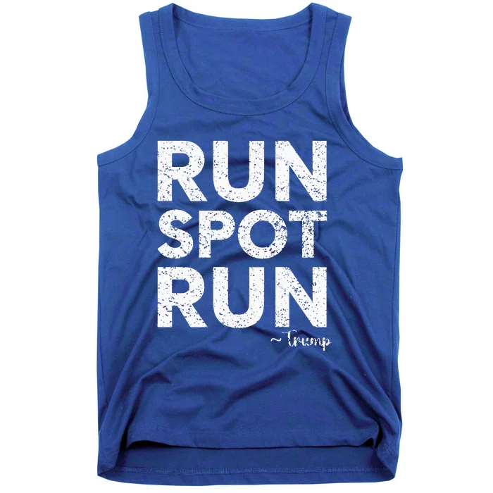 Run Spot Run Funny 2024 Debate Tank Top