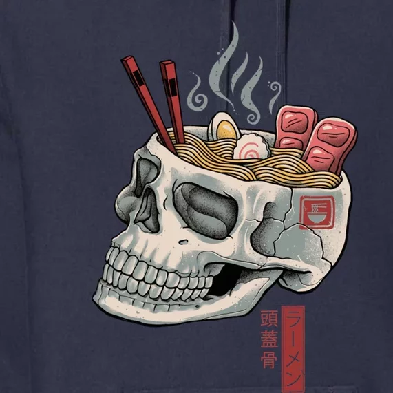 Ramen Skull Premium Hoodie