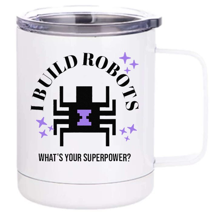 Robotic Superpower Front & Back 12oz Stainless Steel Tumbler Cup