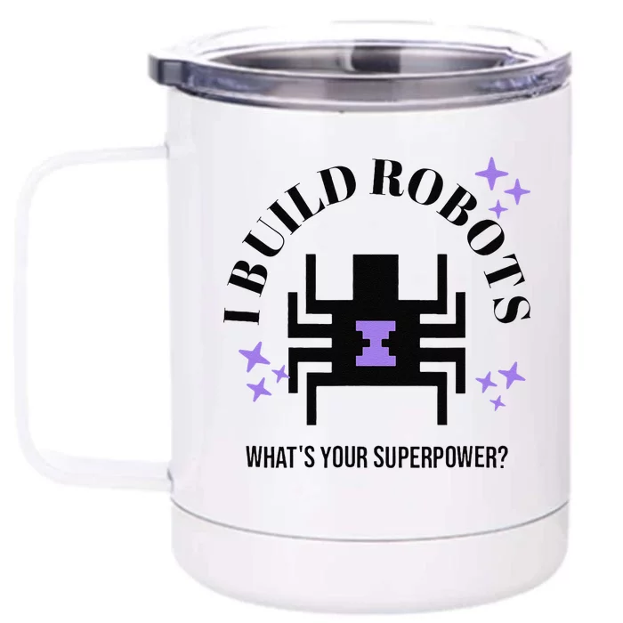 Robotic Superpower Front & Back 12oz Stainless Steel Tumbler Cup