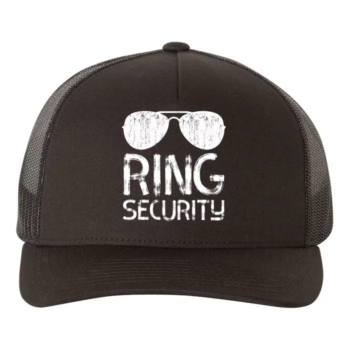 Ring Security Ring Bearer Wedding Party Yupoong Adult 5-Panel Trucker Hat