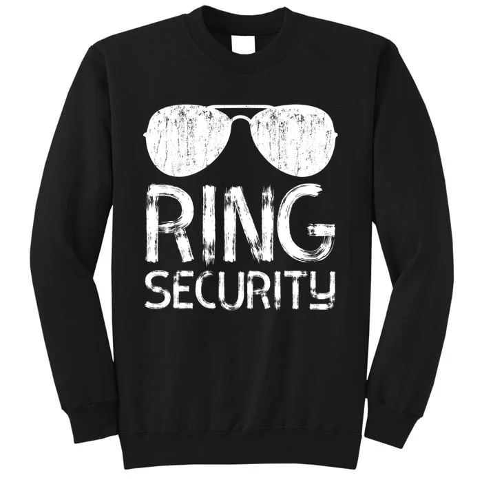 Ring Security Ring Bearer Wedding Party Tall Sweatshirt