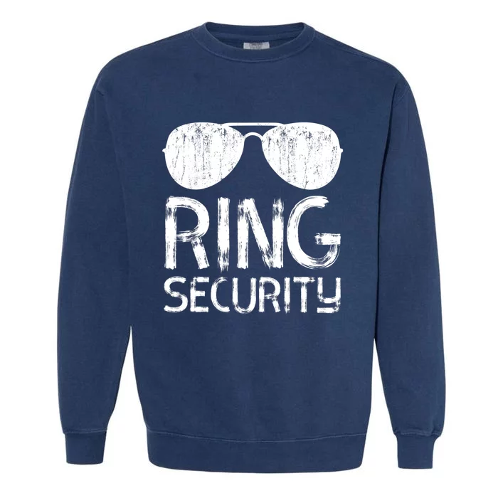 Ring Security Ring Bearer Wedding Party Garment-Dyed Sweatshirt