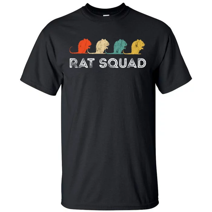 Rat Squad Retro Vintage Rat Owner Rodent Mouse Rat Lover Tall T-Shirt