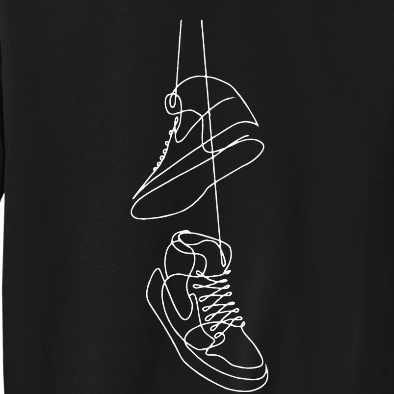 Retro Sneakerhead  Retro 1s Parody Art Retro Shoes Sweatshirt