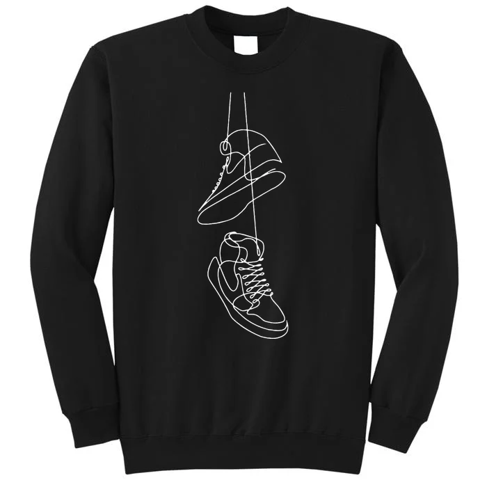 Retro Sneakerhead  Retro 1s Parody Art Retro Shoes Sweatshirt