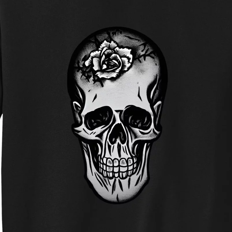 Rose Skull Sweatshirt