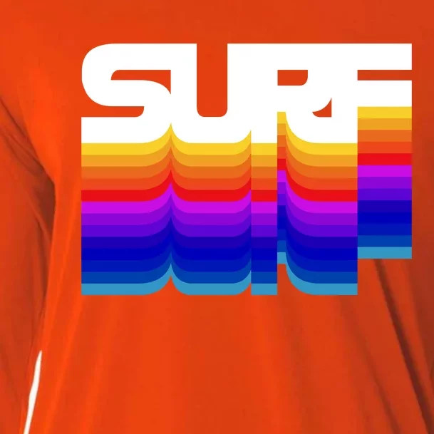 Retro Surf Cooling Performance Long Sleeve Crew